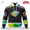 Personalized NHL Los Angeles Kings Special Pride Gradient Color Design Hockey Hoodie Sweatshirt 3D