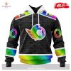 Personalized NHL Philadelphia Flyers Special Pride Gradient Color Design Hockey Hoodie Sweatshirt 3D