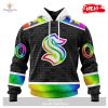 Personalized NHL St. Louis Blues Special Pride Gradient Color Design Hockey Hoodie Sweatshirt 3D