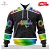 Personalized NHL Winnipeg Jets Special Pride Gradient Color Design Hockey Hoodie Sweatshirt 3D