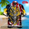 [NEW] Personalized NFL Miami Dolphins US Flag Demon Face Hawaiian Shirt and Short