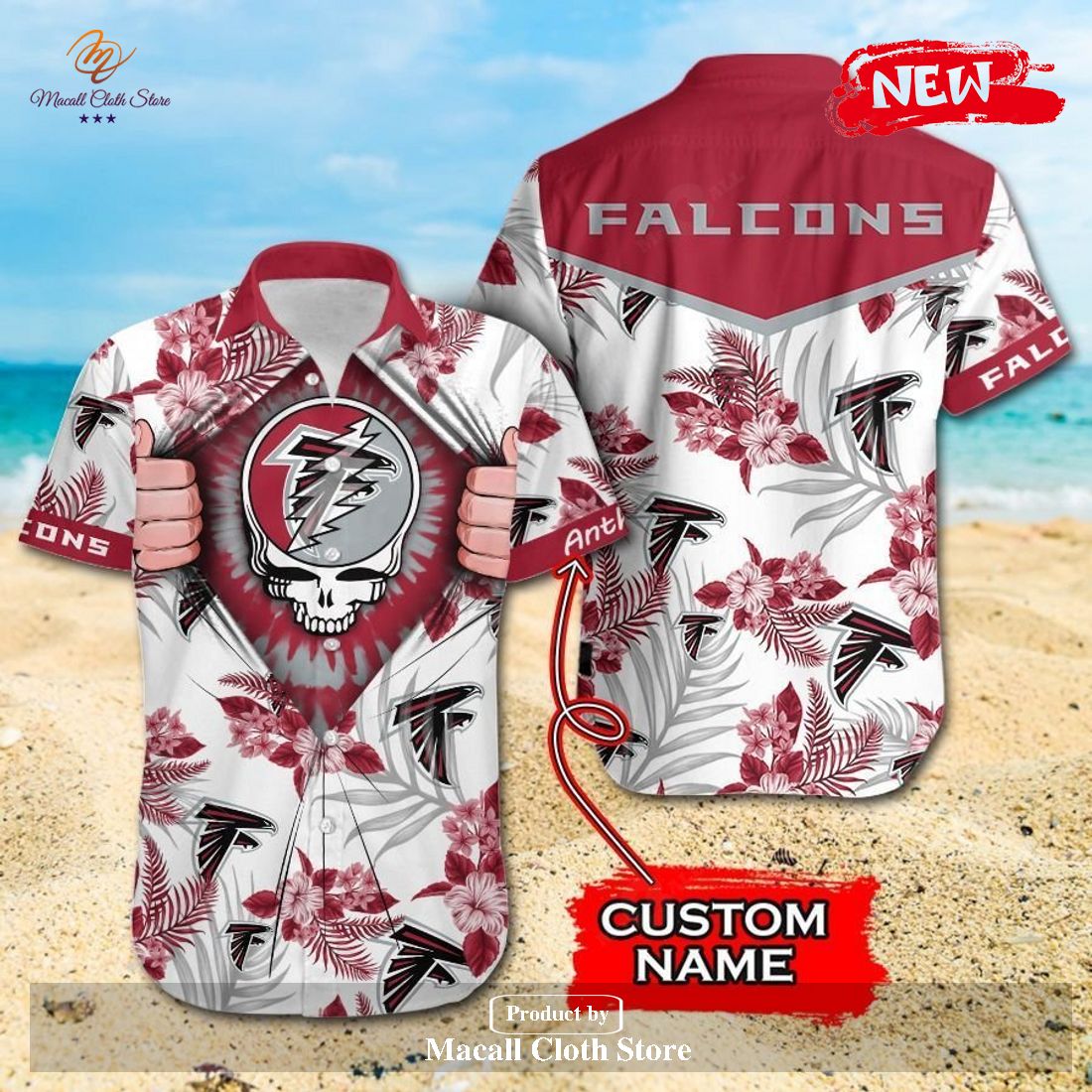 Atlanta Falcons Hawaiian Shirt – Ahabear