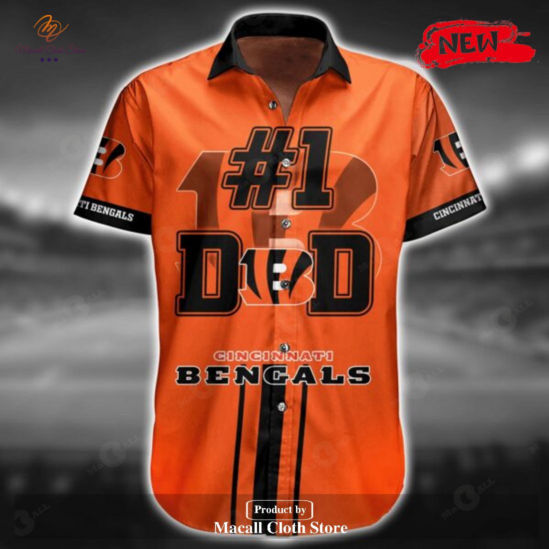 HOT New Cincinnati Bengals GC Custom Name Hawaiian Shirt Trending