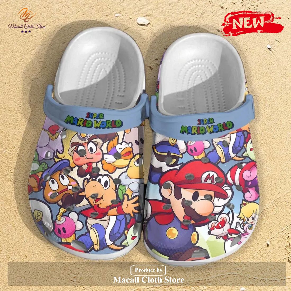 NEW] Super Mario Bros For Man and Women Crocs Clog Shoes - Macall Cloth  Store - Destination for fashionistas