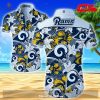 [NEW] Flowering Palm Tree NHL Los Angeles Rams Trending Hot Summer Hawaiian Shirt and Short