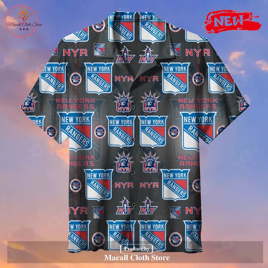 New York Rangers NHL Flower Hawaiian Shirt Unique Gift For Fans