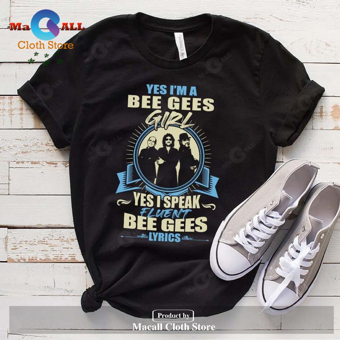 Yes i am a Bee Gees girl yes i speak fluent Bee Gees lyrics Unisex Classic T-Shirt Hoodie Sweatshirt