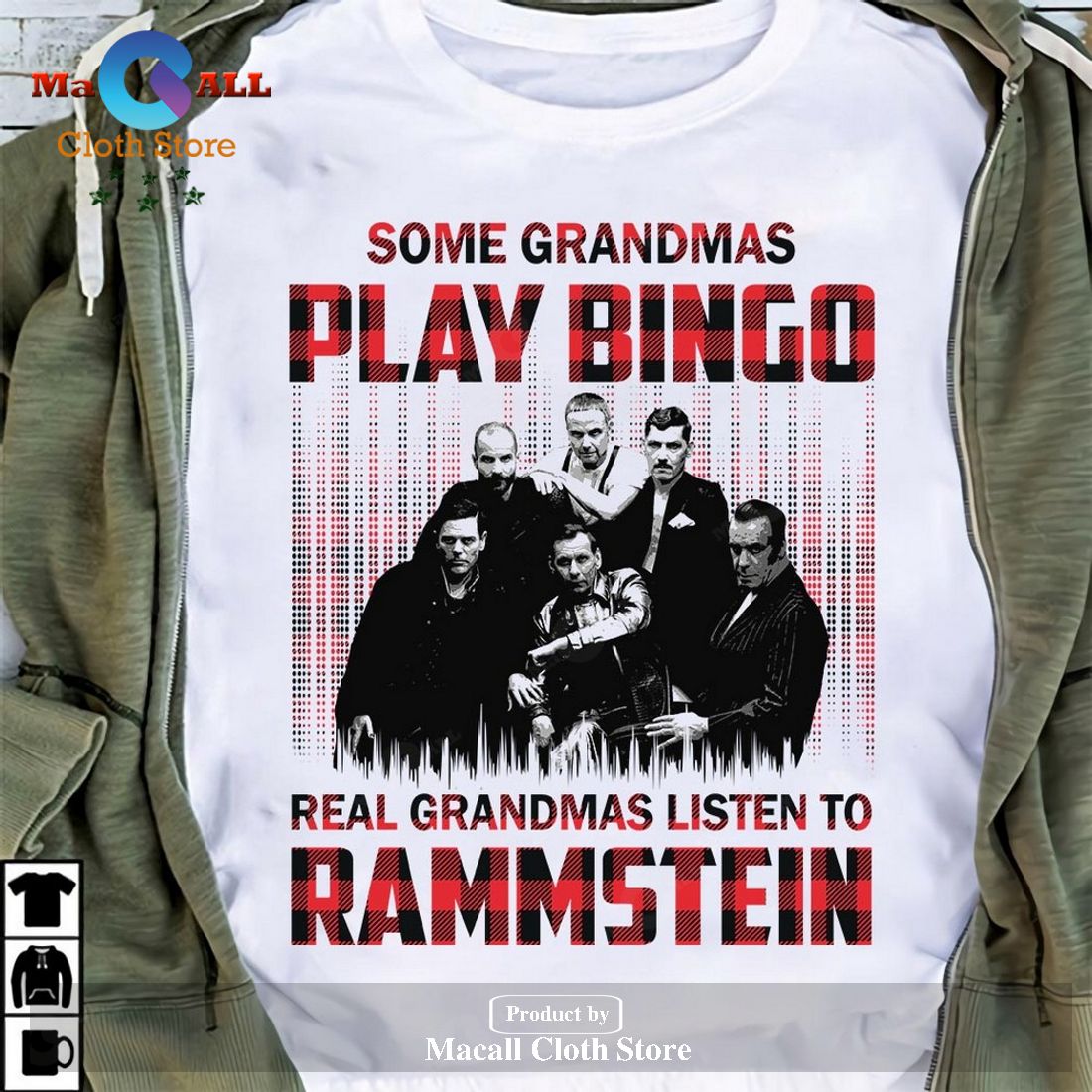 Some grandmas play bingo real grandmas listen to Rammstein Unisex Classic T-Shirt Hoodie Sweatshirt Some grandmas play bingo real grandmas listen to Rammstein Unisex Classic T-Shirt Hoodie Sweatshirt