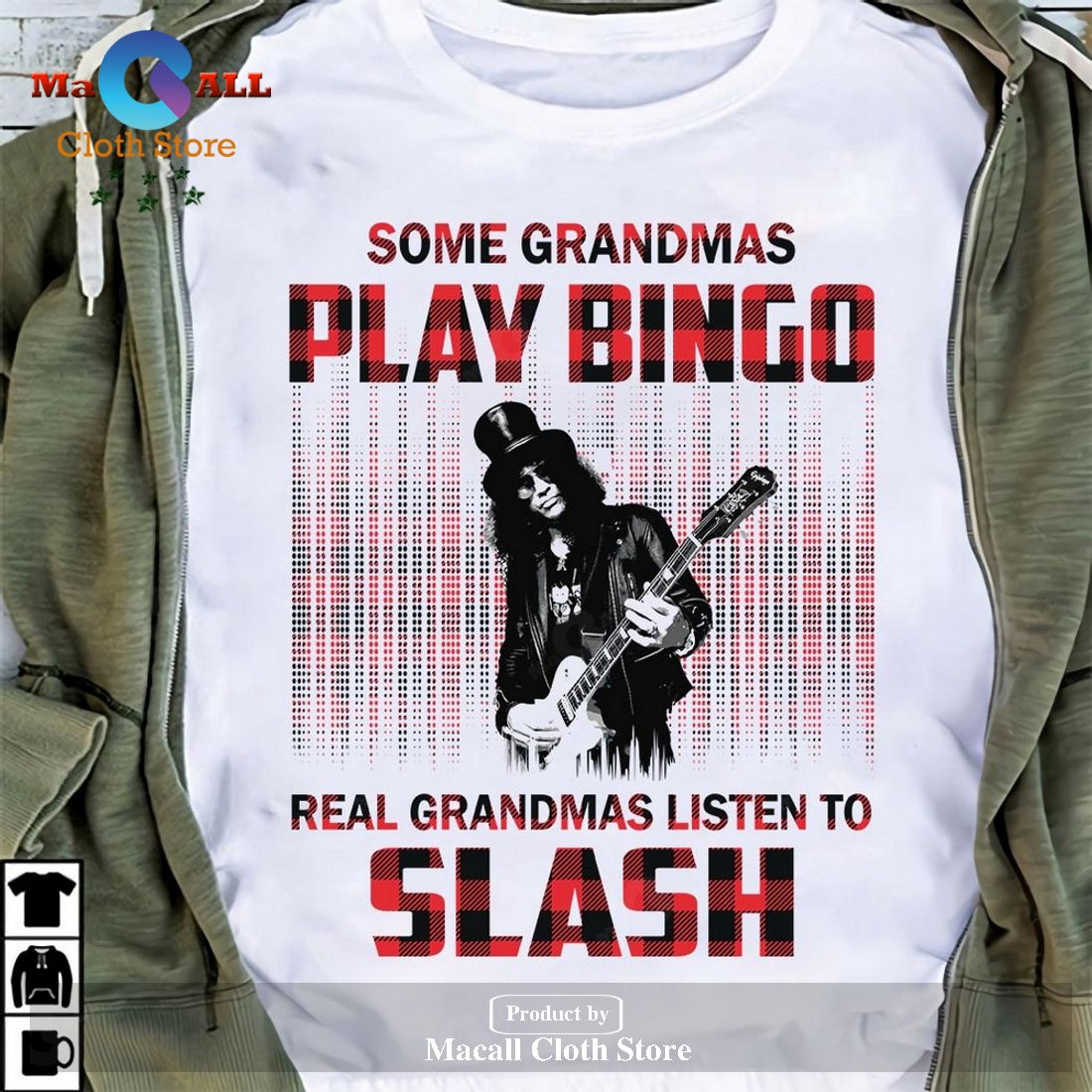 Some grandmas play bingo real grandmas listen to Slash Unisex Classic T-Shirt Hoodie Sweatshirt Some grandmas play bingo real grandmas listen to Slash Unisex Classic T-Shirt Hoodie Sweatshirt