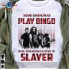 Some grandmas play bingo real grandmas listen to Slipknot Unisex Classic T-Shirt Hoodie Sweatshirt