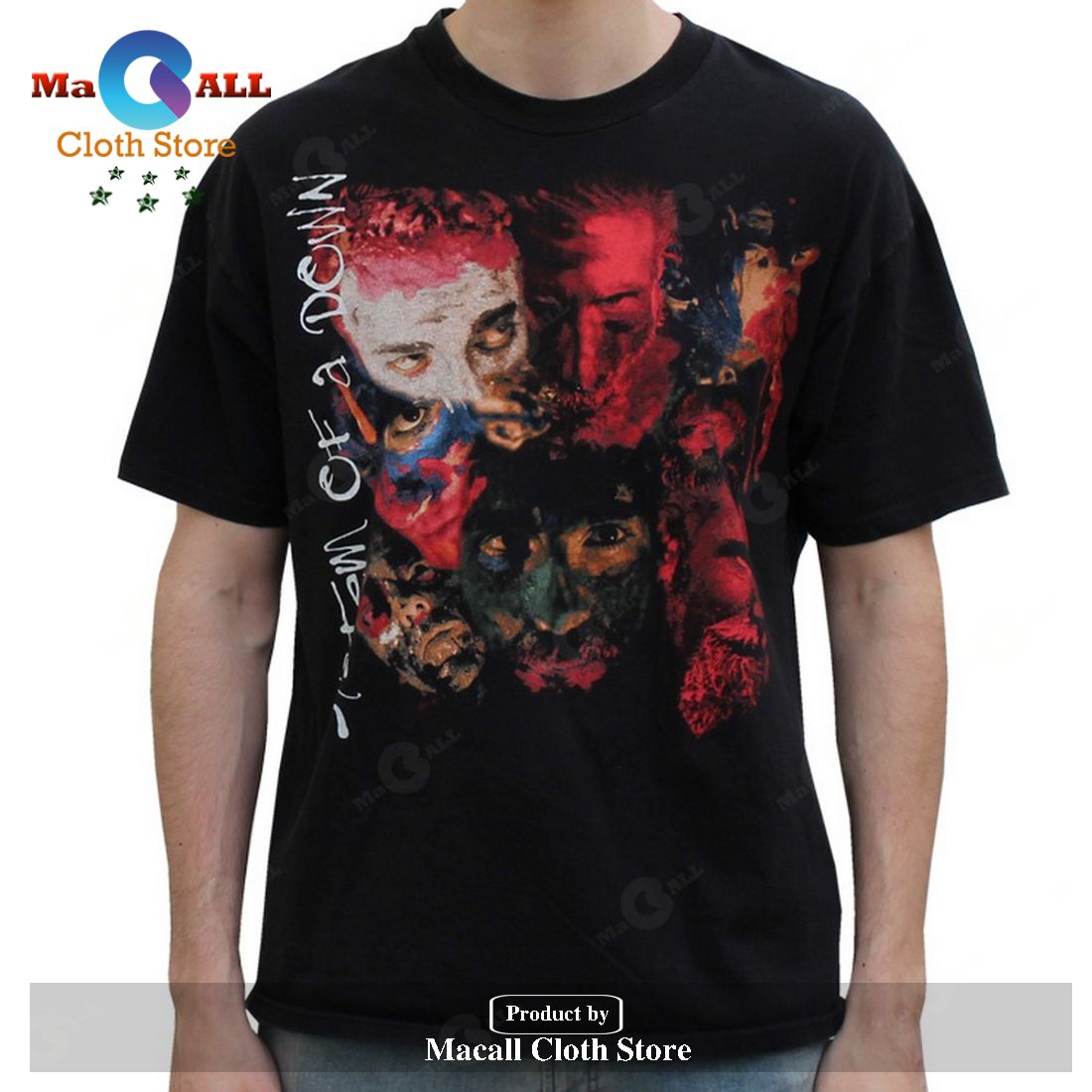 System Of A Down Painted Face Unisex Classic T-Shirt Hoodie Sweatshirt