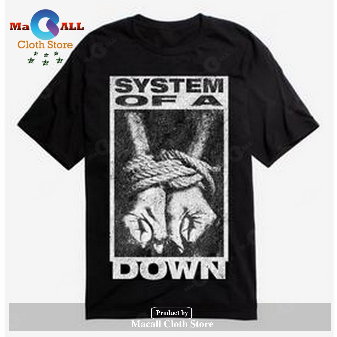 System of A Down Tied Hands Unisex Classic T-Shirt Hoodie Sweatshirt