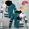 Personalized NHL Seattle Kraken Mix Color Jersey 2023 Hoodie Sweatshirt 3D