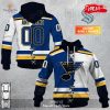 Personalized NHL Tampa Bay Lightning Mix Color Jersey 2023 Hoodie Sweatshirt 3D