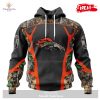 Personalized NFL Detroit Lions Special Camo Hunting Black Design Hoodie Sweatshirt 3D
