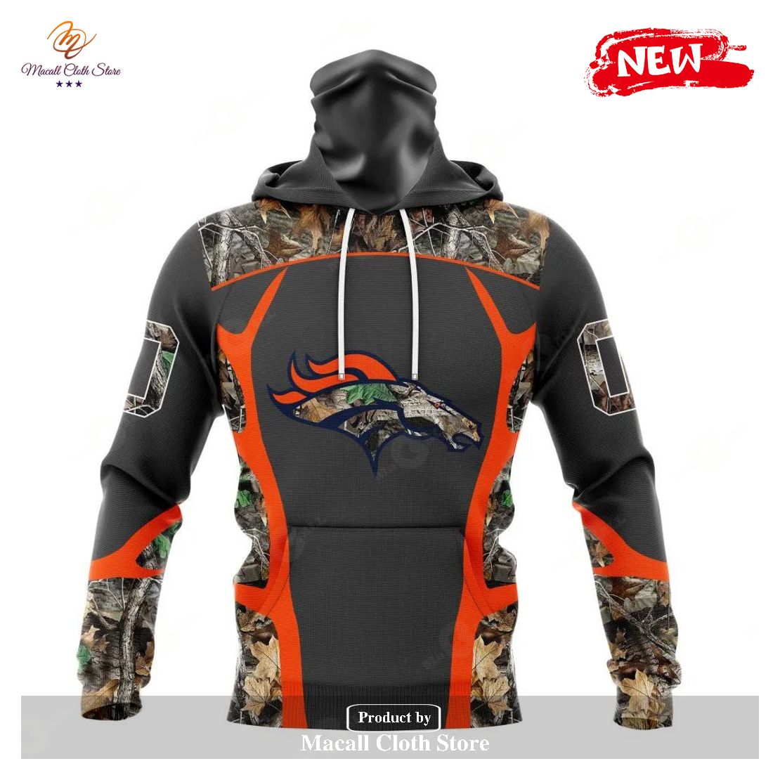 Personalized NFL Denver Broncos Special Camo Hunting Black Design Hoodie Sweatshirt 3D Personalized NFL Denver Broncos Special Camo Hunting Black Design Hoodie Sweatshirt 3D