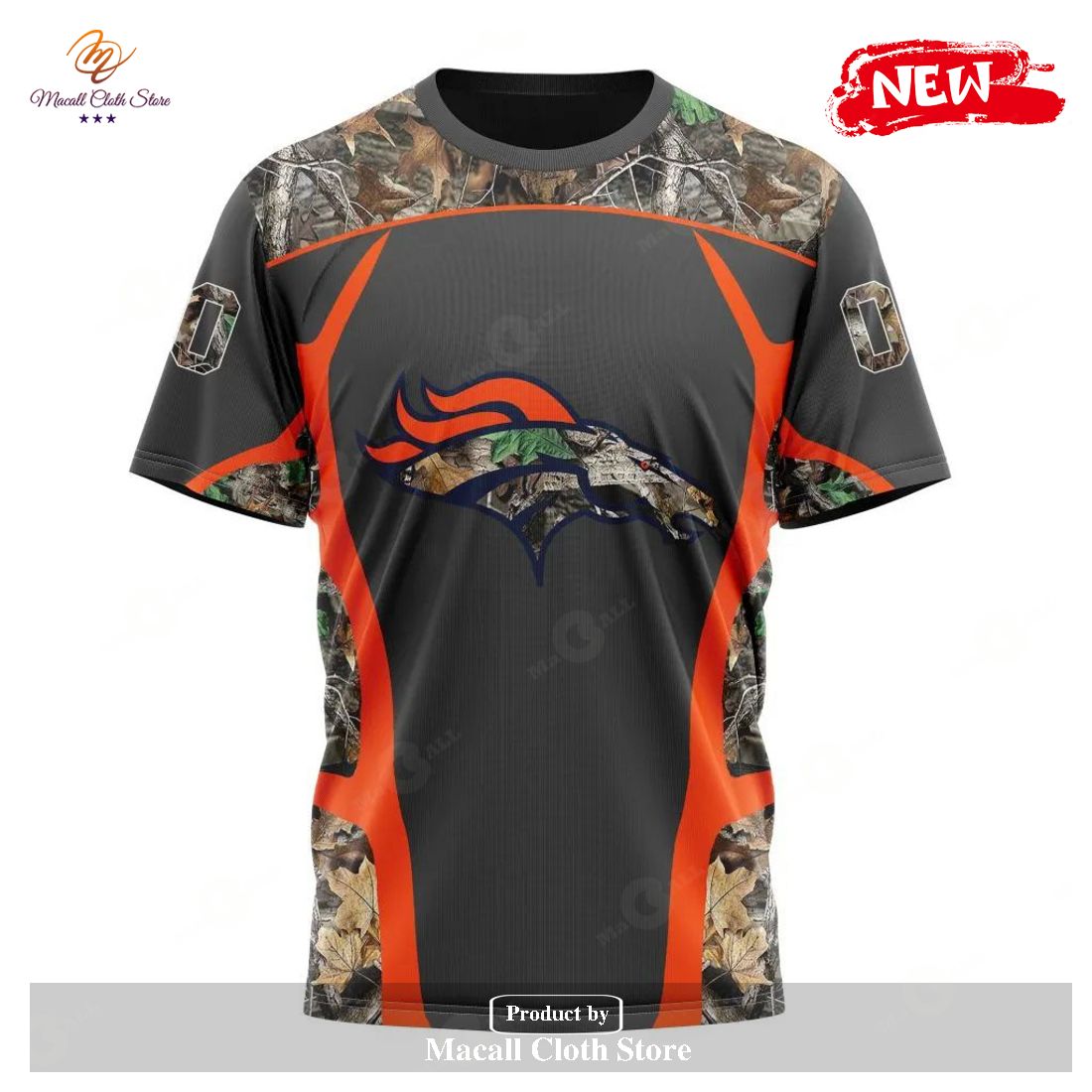 Personalized NFL Denver Broncos Special Camo Hunting Black Design Hoodie Sweatshirt 3D Personalized NFL Denver Broncos Special Camo Hunting Black Design Hoodie Sweatshirt 3D