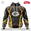 Personalized NFL Detroit Lions Special Camo Hunting Black Design Hoodie Sweatshirt 3D