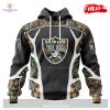 Personalized NFL Los Angeles Chargers Special Camo Hunting Black Design Hoodie Sweatshirt 3D