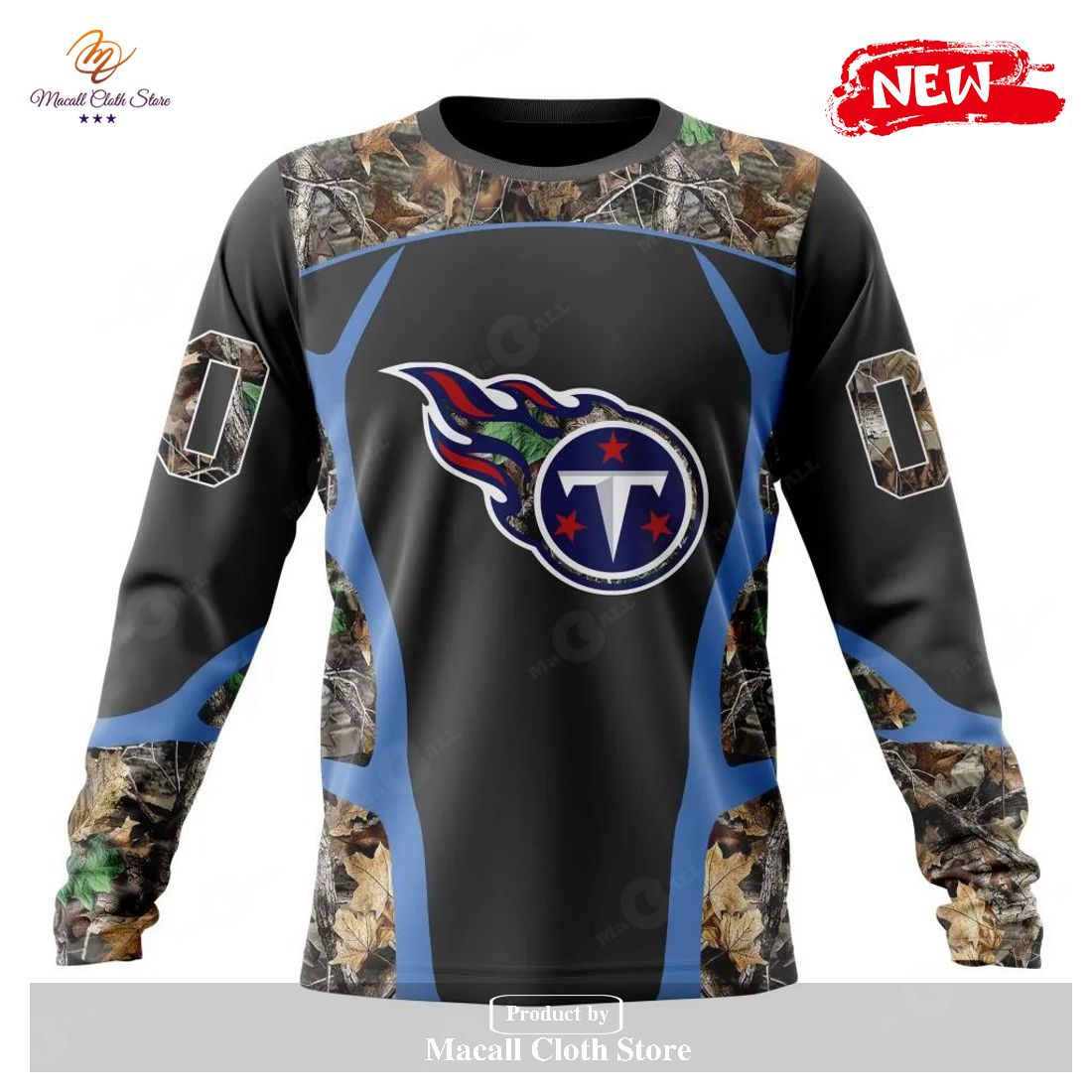 Tennessee Titans NFL Special Camo Hunting Personalized Hoodie T