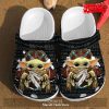[NEW] Baby Yoda loves Dr Pepper red Crocs Classic Clog Shoes