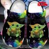 [NEW] Baby Yoda Native American Gifts For Star Wars Fan Love Independence US Day Crocs Clog Shoes
