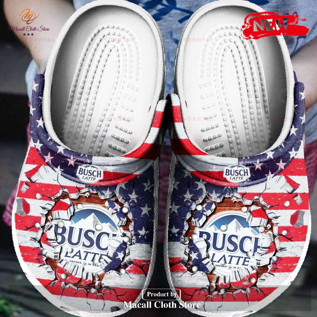 NEW] Busch Latte Crocs Clog Shoes Crocs For Mens And Womens - Macall Cloth  Store - Destination for fashionistas