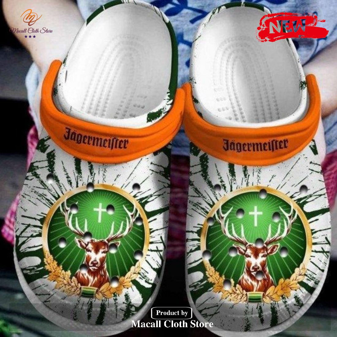 [NEW] Deer Jagermeister Crocband For Man and Women Crocs Clog Shoes