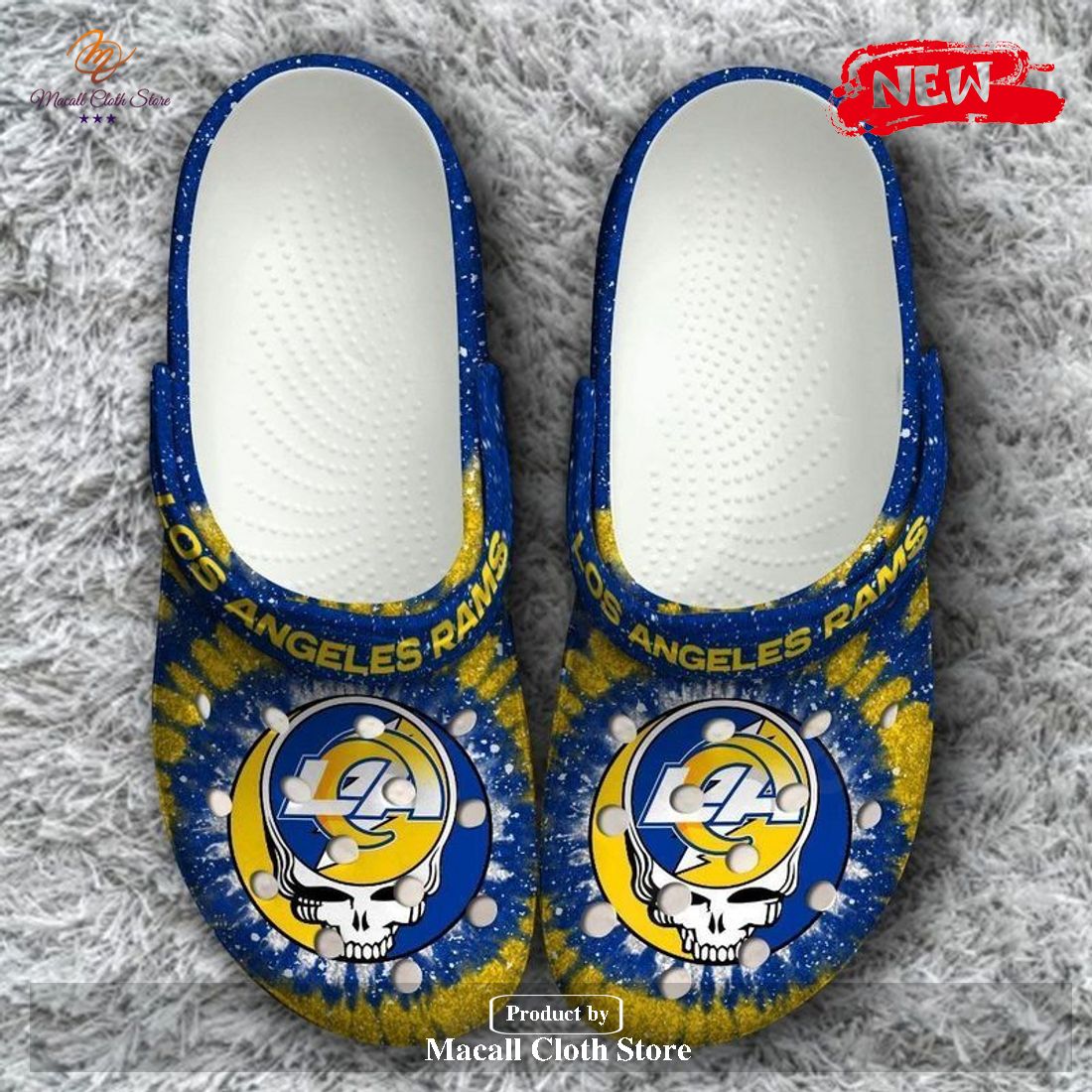 NEW] Los Angeles Rams Grateful Dead Classic Gift For Fan Rubber Crocs  Crocband Clogs Comfy Footwear - Macall Cloth Store - Destination for  fashionistas