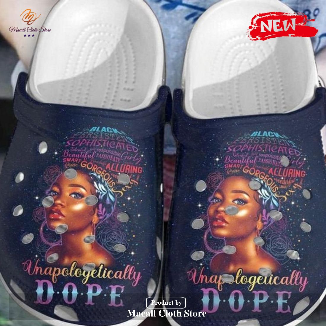 [NEW] Unapologetically dope Crocs Birth Month Gift Back Girl Rubber ...