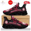 Personalized Name Alabama Crimson Tide Mascot Running Sports For Fan Max Soul Sneakers