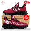 Personalized Name Alabama Crimson Tide Running Hot Design Max Soul Sneakers