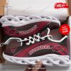 Personalized Name Arkansas Razorbacks Running Sports Design Max Soul Sneaker Shoes