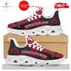Personalized Name Arkansas Razorbacks Sports Best Seller Design University Of Arkansas Max Soul Sneaker Shoes