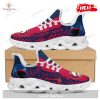 Personalized Name Atlanta Braves Cracked Trending Design Clunky Sneaker Shoes Max Soul Sneaker Shoes