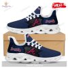 Personalized Name Atlanta Braves Baseball Team Helmet Shoes For Fans Max Soul Sneaker Shoes