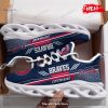 Personalized Name Atlanta Braves Running Sports Design Max Soul Sneaker Shoes