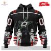 Personalized NHL Detroit Red Wings Special Star Wars Black Design May The 4th Be With You Hoodie Sweatshirt 3D