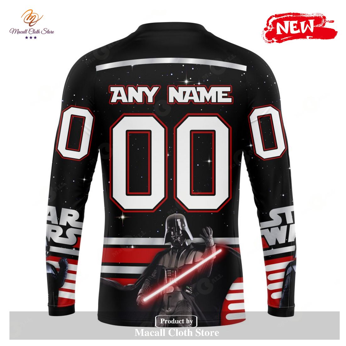 Personalized NHL Detroit Red Wings Special Star Wars Design May