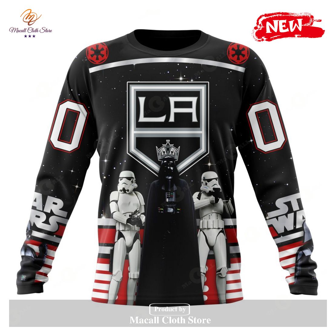 Personalized NHL Los Angeles Kings Star Wars May The 4th Be With