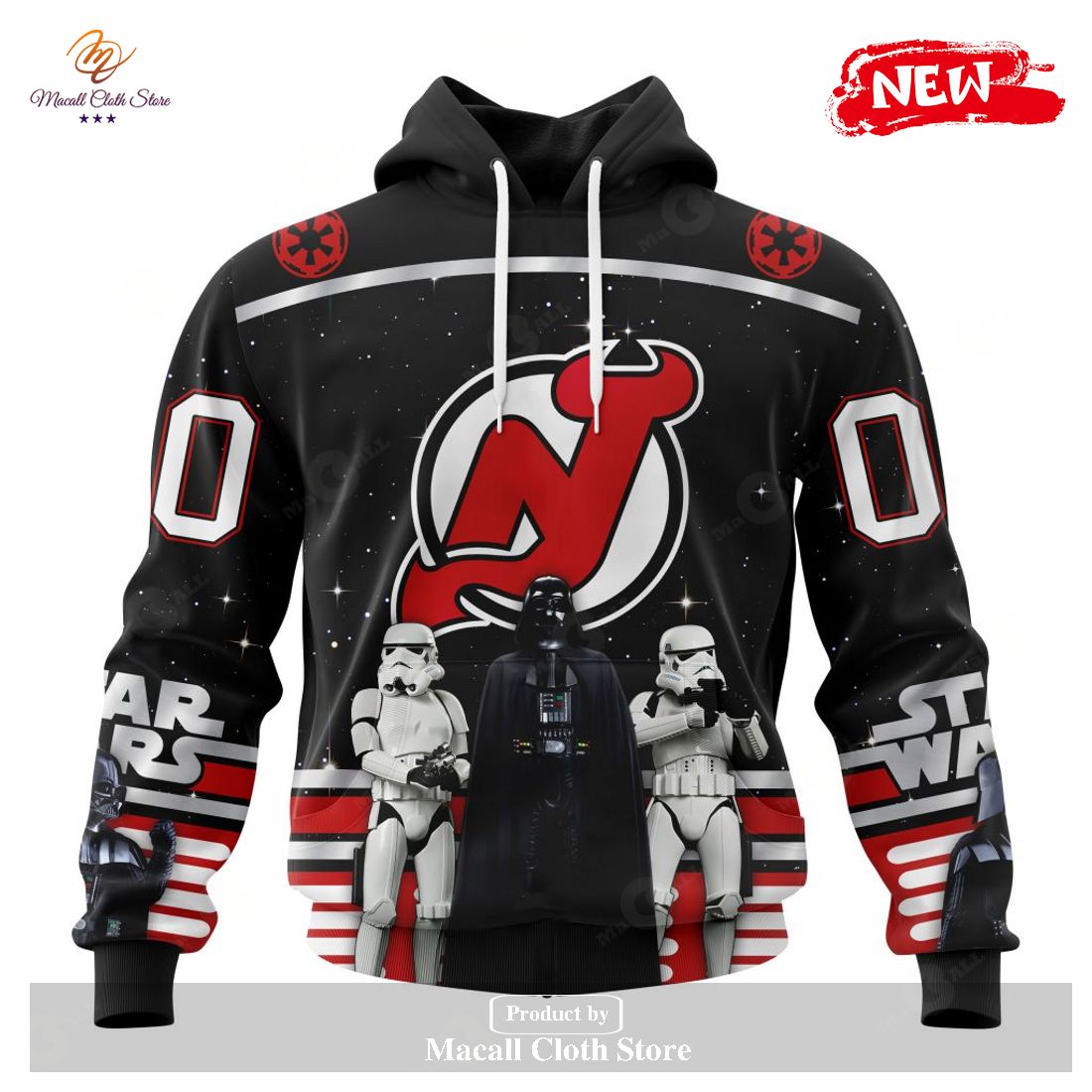 Personalized NHL New Jersey Devils Special Star Wars Black Design May The 4th Be With You Hoodie Sweatshirt 3D Personalized NHL New Jersey Devils Special Star Wars Black Design May The 4th Be With You Hoodie Sweatshirt 3D