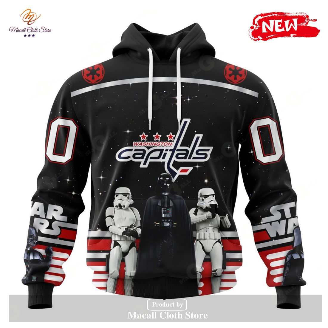 Personalized NHL Washington Capitals Special Star Wars Black Design May The 4th Be With You Hoodie Sweatshirt 3D Personalized NHL Washington Capitals Special Star Wars Black Design May The 4th Be With You Hoodie Sweatshirt 3D
