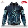 Personalized NHL Seattle Kraken Special Green Night Hoodie Sweatshirt 3D