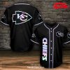 NFL Las Vegas Raiders Black Gradient Color Design Baseball Jersey