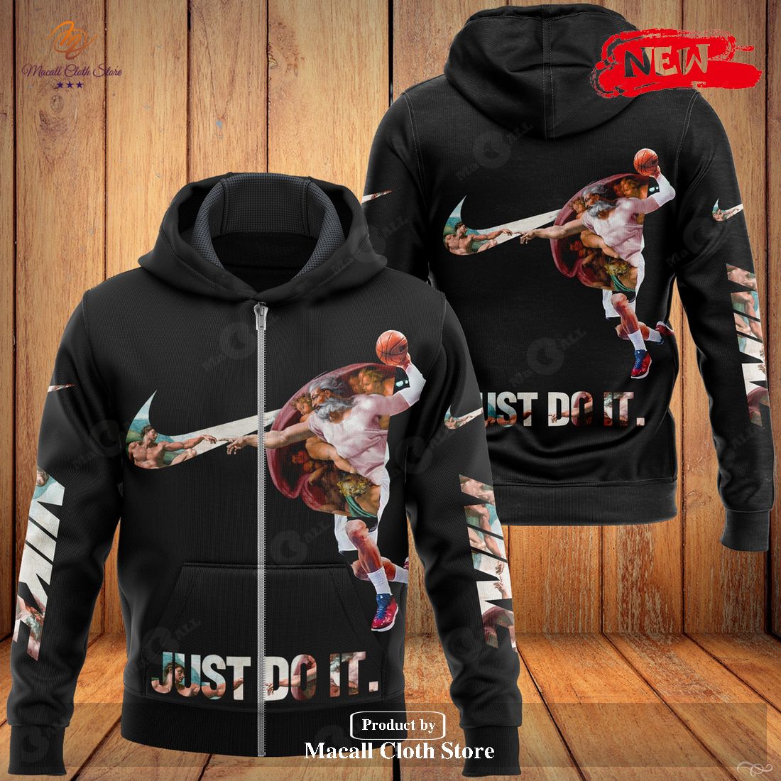 Nike Black Cistercian Fashion Just Do It Trending Luxury Design Hoodie Sweatshirt 3D And Pants