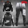 Nike Black Skull Fashion Classic Luxury Hoodie Sweatshirt 3D And Pants