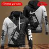 Nike Fashion Black Color Paint Hoodie Sweatshirt 3D And Pants