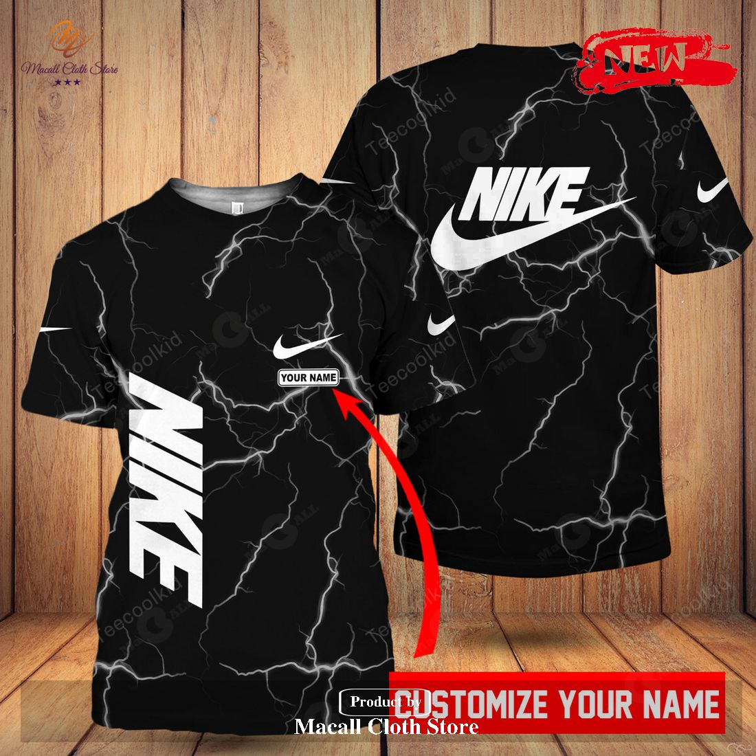 Nike Fashion Custom Black Luxury Full Option Hoodie Sweatshirt 3D And Pants