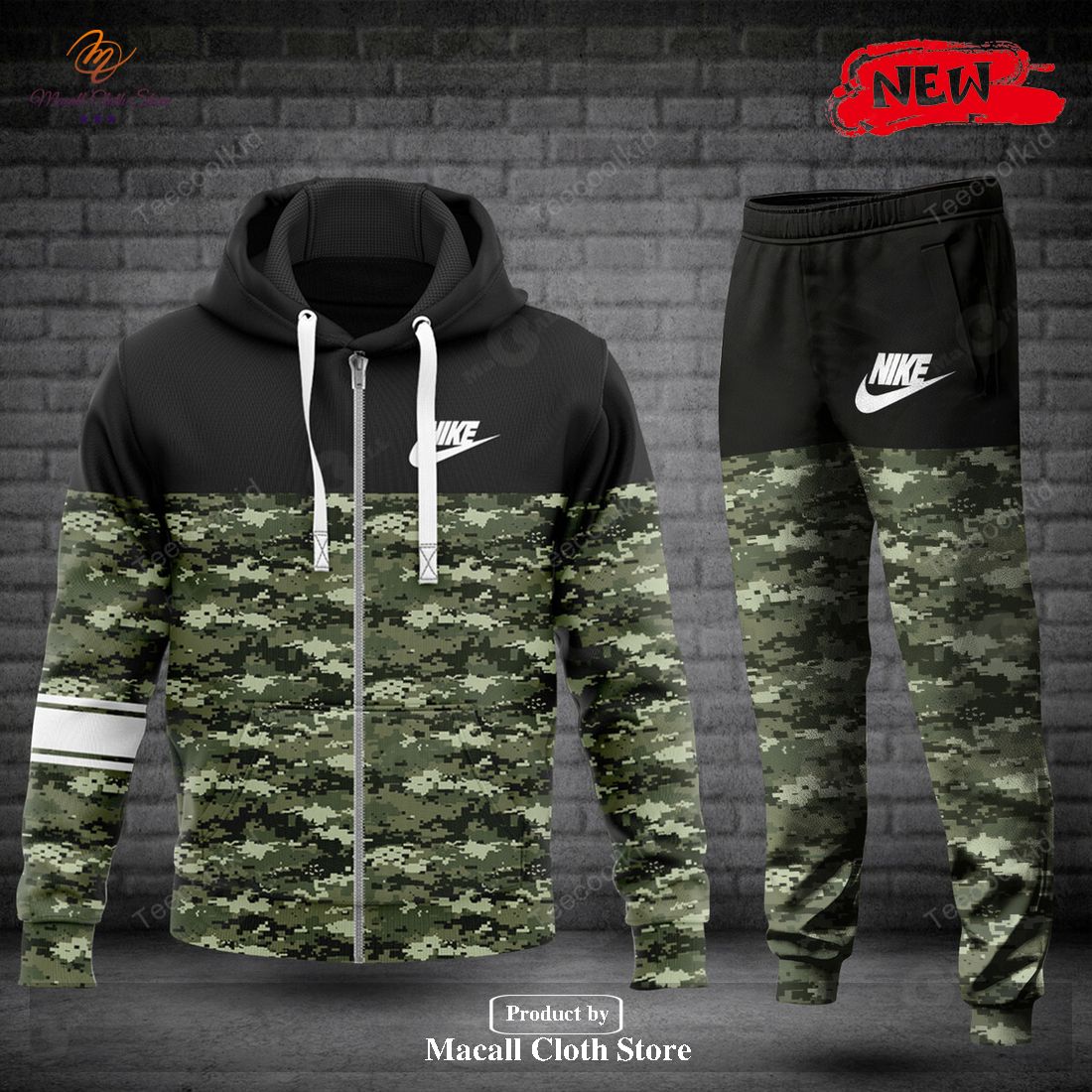 Nike Hunter Design Hot Luxury Fashion Hoodie Sweatshirt 3D And Pants