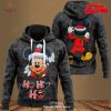 Nike x Mickey Couple Red Fashion Luxury US Hoodie Sweatshirt 3D And Pants
